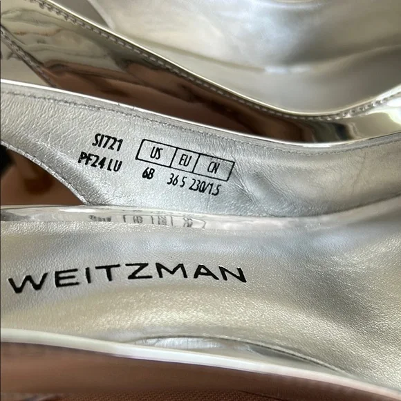 New in Box. Stuart Weitzman Eva 50 Slingback Heels. Size 6. - Picture 7 of 10